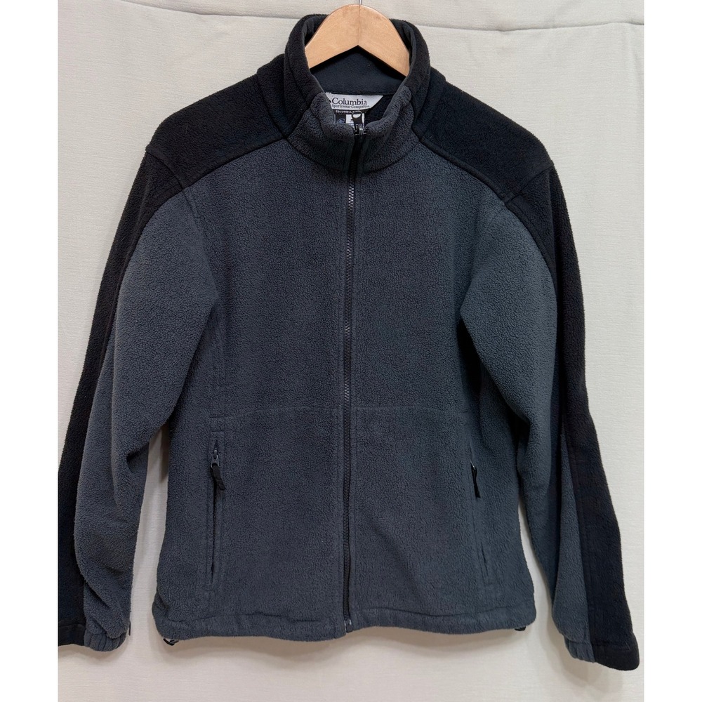 Columbia Core Interchange Heavyweight Fleece Jacket Charcoal Black Medium